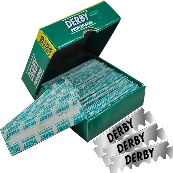 500 "Derby Professional" Single Edge Razor Blades for straight razor