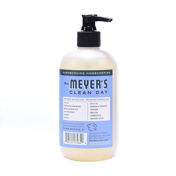 MRS. MEYER'S CLEAN DAY Bluebell Hand Soap 12.5 Fl Oz (Pack of 3)