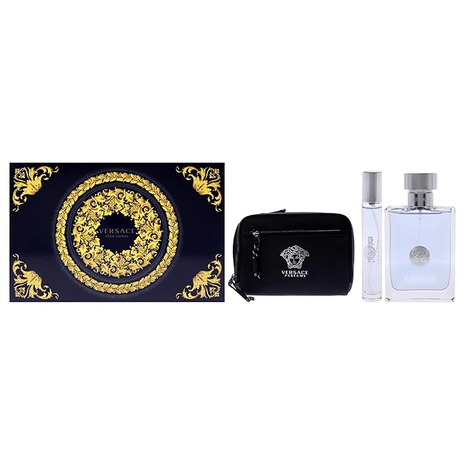 Versace Pour Homme Gift Set, 3 Count
