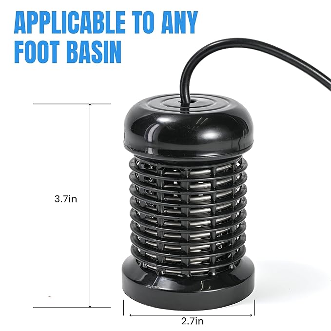 4pcs Arrays for Ionic Foot Bath Detox Machine, Replacement Array each with 10 Stainless Steel Coils Double Layered + 6.35mm Adapter for Home Massage Beauty Salon Ionic Foot Spa