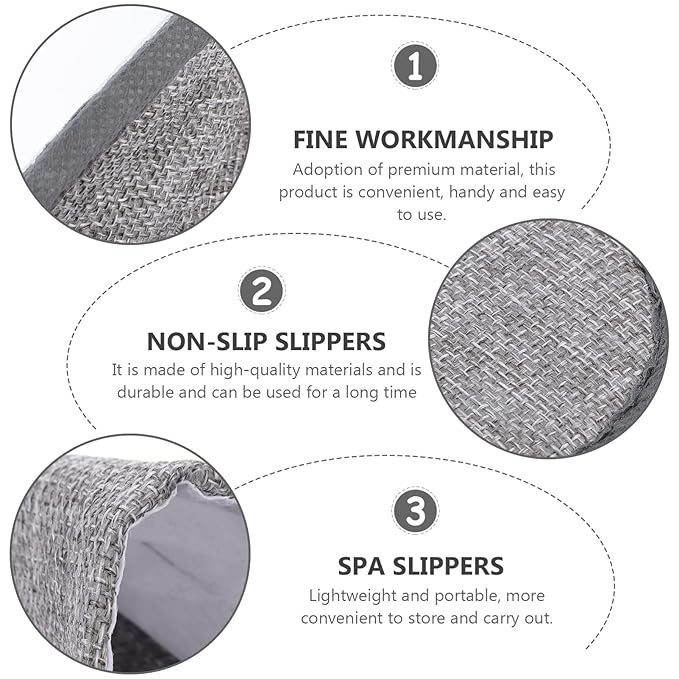 Artibetter Hotel Disposable Slippers 20pcs Travel Cotton Linen Household Pulled Cloth Wedding Slippers