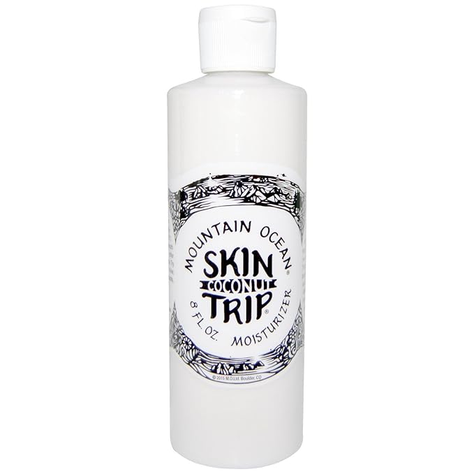 Mountain Ocean Skin Trip Moisturizer and Skin Trip Soap (Coconut) Bundle with Aloe Vera, 8 oz. and 4.5 oz.