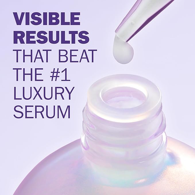 Olay Super Serum Night Repair for Face - Niacinamide, Peptide, Salicylic & Lactic Acid, Glycerin - Anti-Wrinkle, Dark Spot Reduction, Hydrating, Smooths Fine Lines, Skin Surface Renewal, 1.0 Oz