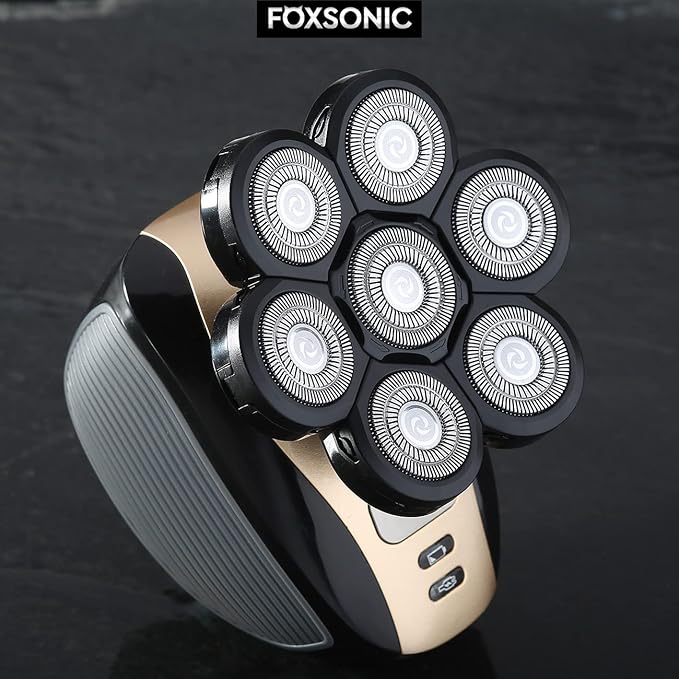 7 Blades for Head Shaver Replacement Heads 7 Heads for Many Main Brands Electric Shaver Razor Bald Men Head Shaver Blades