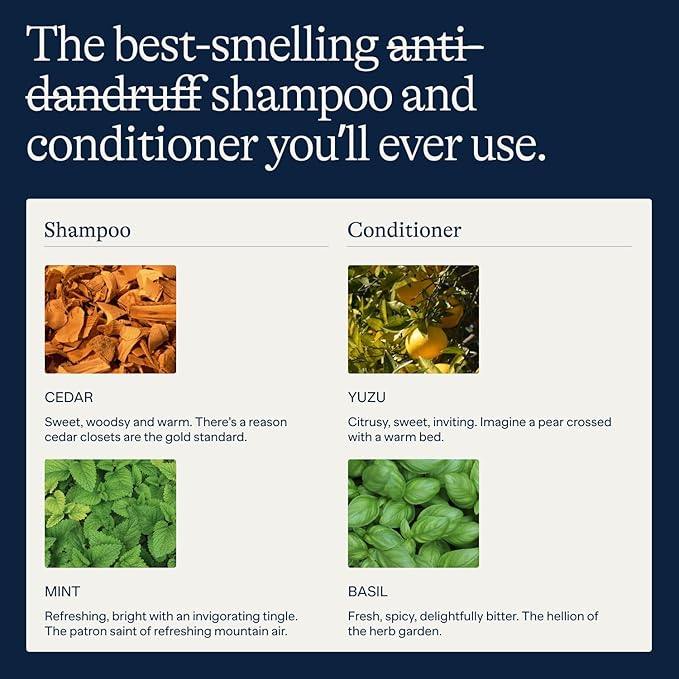 Flakes Anti-Dandruff Shampoo and Conditioner Set for Men | Dry, Flaky, & Itchy Scalp Relief | Sulfate and Paraben Free for Healthy Hair | Gentle, Hydrating Shampoo & Moisturizing Conditioner | 9 fl oz