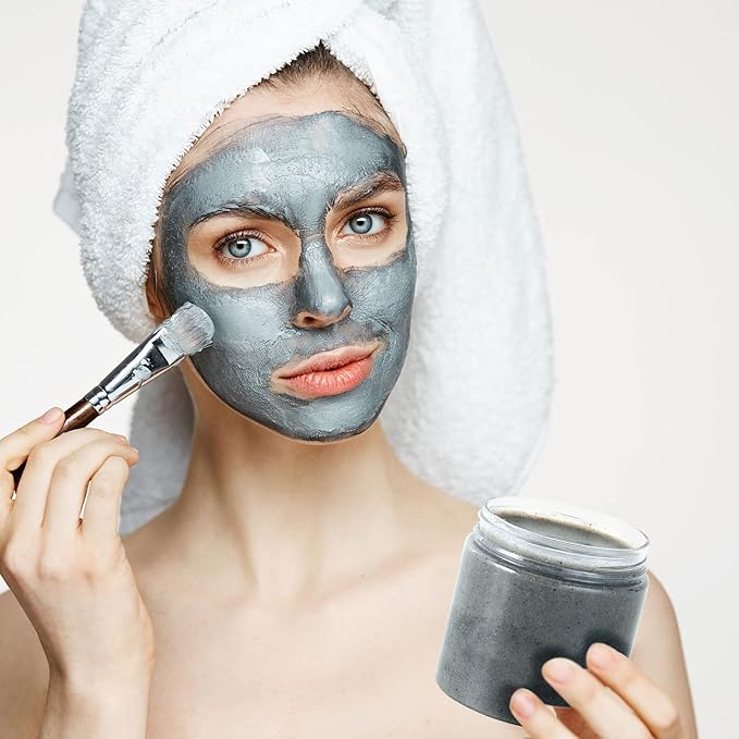 ﻿Eternal Moment 36 Pack 6 OZ Plastic Jars Round Clear Cosmetic Container Jars with White Lids, Perfect for Lotion, Slime，Cream, Ointments, Makeup, Eye Shadow, Samples, Pot, Travel Storage