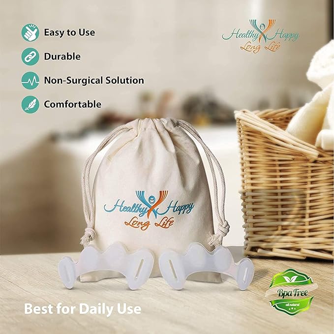 Toe Spacers (Bundle of Soft and Firm), Toe Separators for Alignment, Toe Straightener for Foot Pain Relief, Silicone Bunion Corrector for Women Big Toe, Supports Foot Health