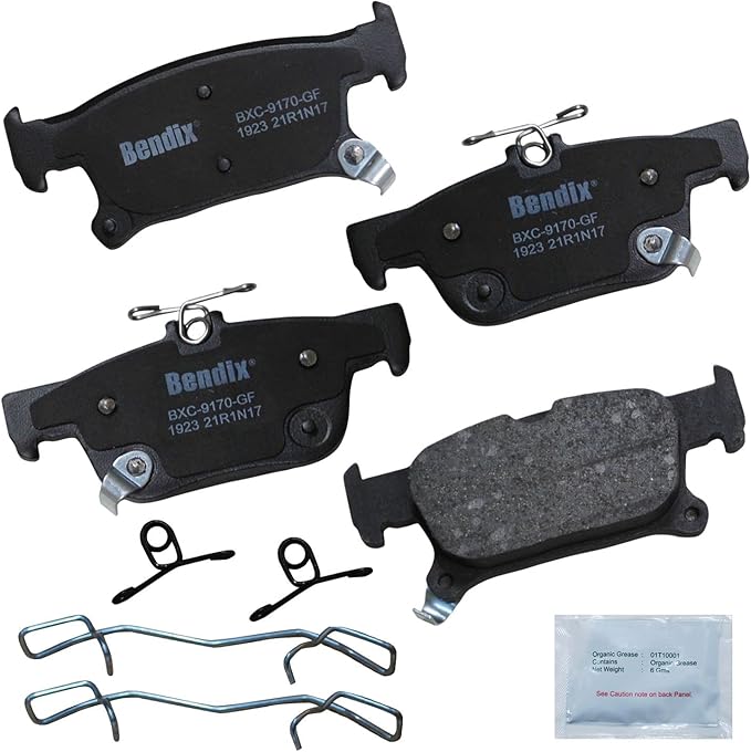 Bendix Priority1 CFC1923 Ceramic Rear Brake Pads for Buick Envision 2020-2016