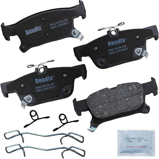 Bendix Priority1 CFC1923 Ceramic Rear Brake Pads for Buick Envision 2020-2016