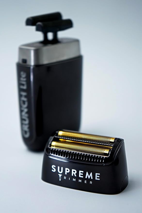 Supreme Trimmer Replacement Foil & Cutter SB55 | Hypoallergenic Foil for Crunch Lite STF600 | Black