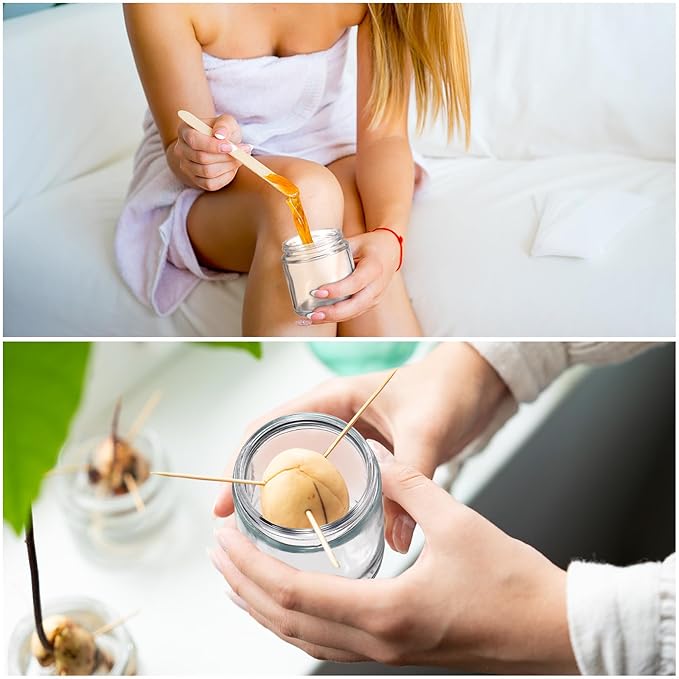 Norme 24 Pcs 4 oz Glass Jars with Lids Leakproof Round Airtight Empty Cosmetic Jars with Inner Liners Lid for Storing Lotions Powder Ointments Candle Making (Black,Clear)