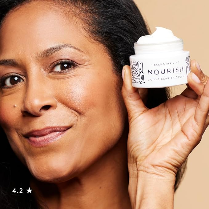 Naked & Thriving Nourish Active Barrier Cream I Naturally-Derived, Plant Based | Formulated to help nourish skin with essential nutrients and antioxidants