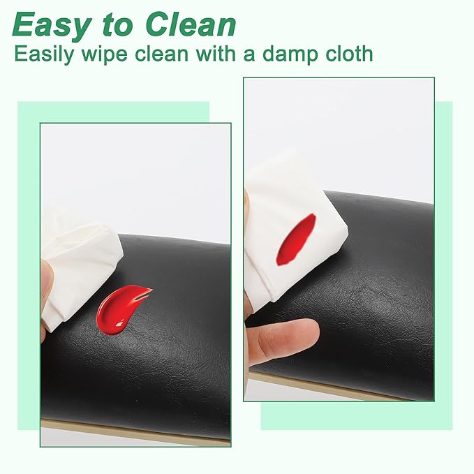 VOCOSTE 1 Set Arm Rest for Nails Tech, Non-Slip Nail Arm Rest, Manicure Hand Rest with Nail Table Mat, Hand Rest for Nails Tech, Nail Hand Rest, Black