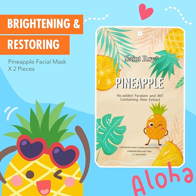 Mother's Day Gift 8 Pcs Face masks skincare,Face Mask Skin Care Bulk Pack, Hydrating Spa Face Mask, Facial sheet mask,face masks bulk For Women/Teen Girls Beauty Mask Set