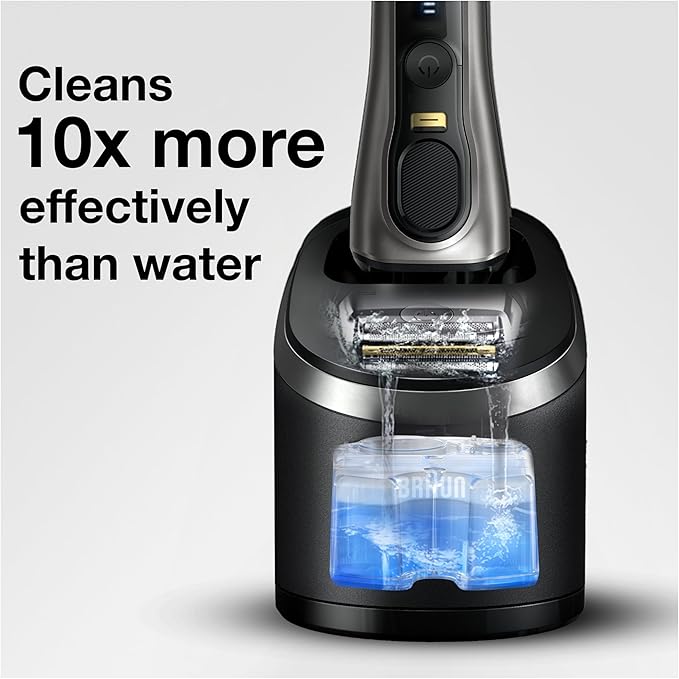 Braun Clean & Renew Refill Cartridges CCR, Replacement Shaver Cleaner Solution for Clean&Charge Cleaning System, Pack of 3