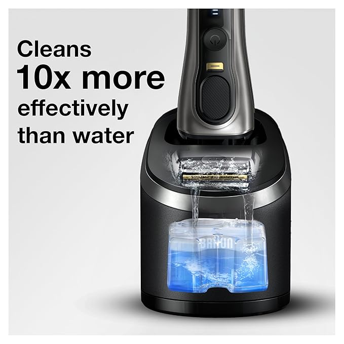 Braun Clean & Renew Refill Cartridges CCR, Replacement Shaver Cleaner Solution for Clean&Charge Cleaning System, Pack of 6