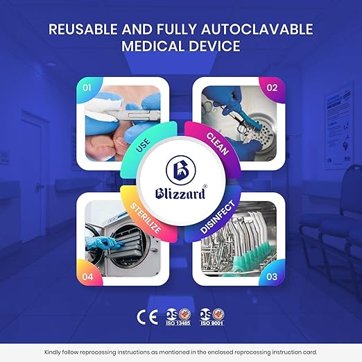 Toenail Clippers by Blizzard - Podiatrist Double Action Mycotic Nail Nipper - 6 inch Cantilever Nail Cutter German Forged Heavy Duty - Double Spring Model