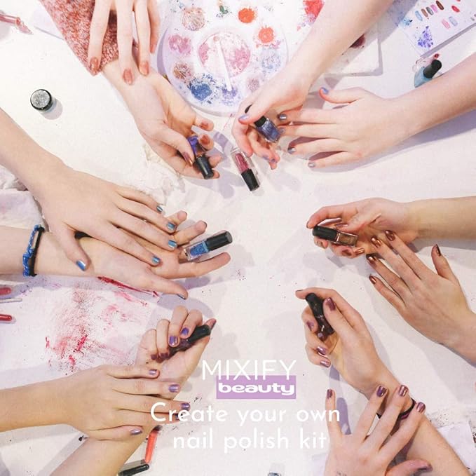 Make your own Nail Polish Kit, Limited Edition Tin, Fun Gift for Girls