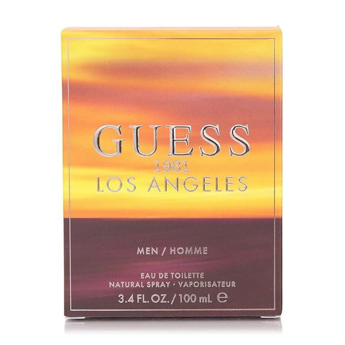 Guess 1981 Los Angeles Eau De Toilette Cologne Spray for Men, 3.4 Fl. Oz.