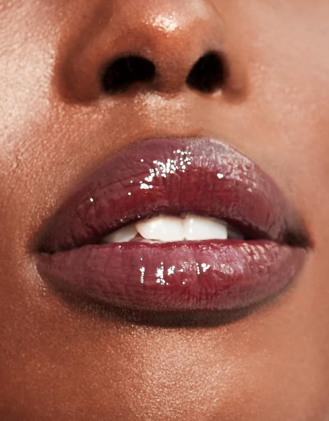 RÓEN Natural Kiss My Liquid Lip Balm | Vegan, Cruelty-Free, Clean Makeup (Scout - Deep Berry)