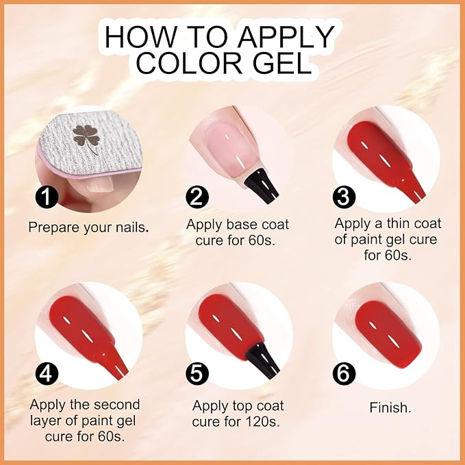 VENALISA VIP1 Set 62 PCS 7.5ml Gel Nail Polish Kit with Color Card Base Top coat,UV LED Soak Off Gel Polish Starter Manicure,Suitable to DIY at Home Nail Art Salon