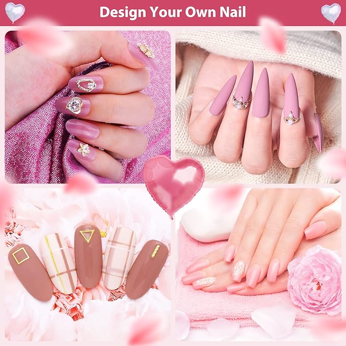 Poly Nail Gel Kit Ohuhu: 18 Colors Nail Gel Kit - Enhancement Builder with 4 Temperature Color Changing Extension - 10 Regular Color and 4 Glitter Color - Poly Nail Kit Gifts for Her Mothers Day