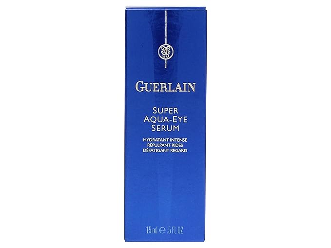 Guerlain Super Aqua Eye Serum Intense Hydration Wrinkle Serum Plumper for Unisex, 0.5 Ounce