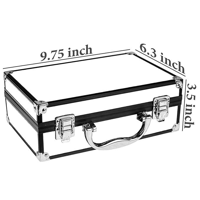 SHANY Carry All Makeup Train Case with Pro Makeup Set, Makeup Brushes, Lipsticks, Eye Shadows, Blushes, Powders, and more - Reusable Makeup Storage Organizer - Premium Gift Packaging - Black