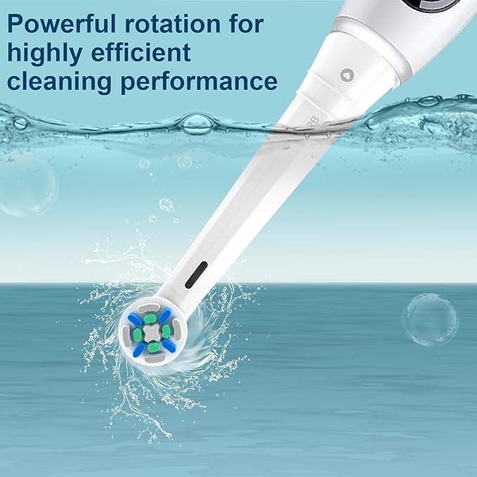 10pcs iO Replacement Heads Compatible with Oral B iO 2/3/4/5/6/7/8/9/10 Series Electric Toothbrush,IO Toothbrush Heads Compatible with Oral B iO,Medium-Hard bristles Care for Your Teeth,White/Black