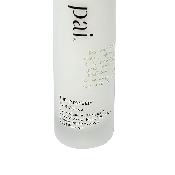 PAI SKINCARE - The Pioneer: Geranium + Thistle Mattifying Moisturizer | Natural, Vegan, Sensitive Skincare (1.7 Fl Oz | 50 mL)