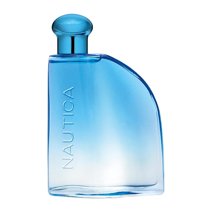 Nautica Pure Blue Eau de Toilette 3.3 fl oz (Pack of 1), Notes of Eucalyptus, Leather, and Vanilla, Men's Fragrance, Long Lasting, Everyday Fragrance, Travel Size