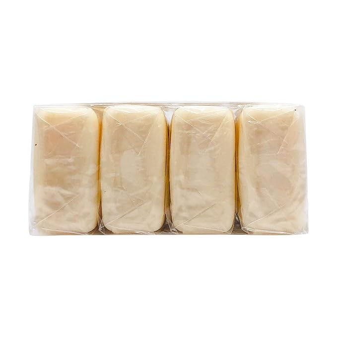 A LA MAISON Unscented Natural Goat Milk Bar Soap - Triple French Milled Unscented Natural Moisturizing Hand Soap Bar (4 Bars of Soap, 3.5 oz)