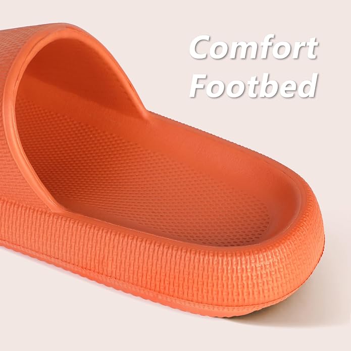 Menore Slippers for Women and Men Quick Drying, Parent-Child EVA Open Toe Soft Slippers, Non-Slip Soft Shower Spa Bath Pool Gym Beach House Sandals for Indoor & Outdoor