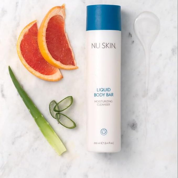 Nu Skin Liquid Body Bar | Moisturizing Cleanser for Soft, Refreshed Skin | Gentle Body Wash with Light, Invigorating Fragrance | 8.4 oz | 1 Pack