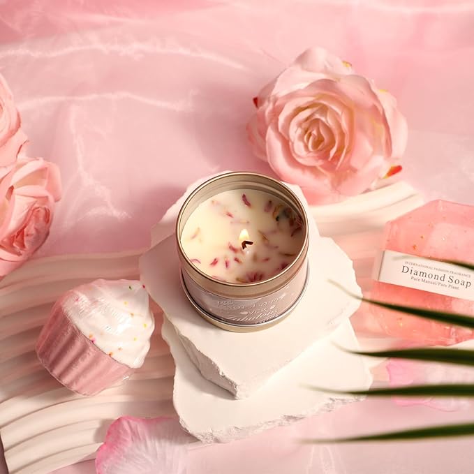 Happy Birthday Gifts for Women Friendship, Get Well Soon Gifts Baskets for Women, Self Care Package, Birthday Basket for Womens, Friends, Coworker Ideas