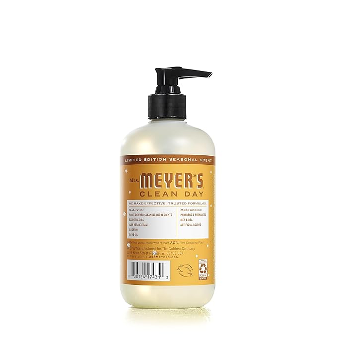 MRS. MEYER'S CLEAN DAY Liquid Hand Soap - Orange Clove, 12.50-Ounce (Pack of 3)