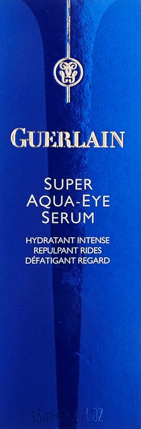 Guerlain Super Aqua Eye Serum Intense Hydration Wrinkle Serum Plumper for Unisex, 0.5 Ounce