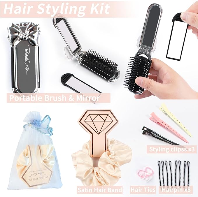 Women's Emergency Kit for Weddings - Survival Set With Makeup Bag, 36 Pc Essential Items for Brides Daily