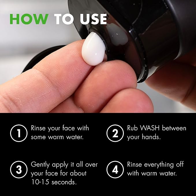 Tiege Hanley Daily Men's Face Wash - Gentle Fragrance-Free Cleansing Agent for Men - 2.5 Ounces