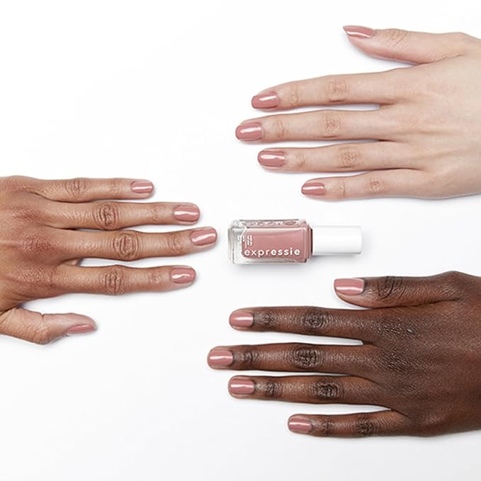 Essie expressie, Quick-Dry Nail Polish, 8-Free Vegan, Nude Pink, Checked In, 0.33 fl oz