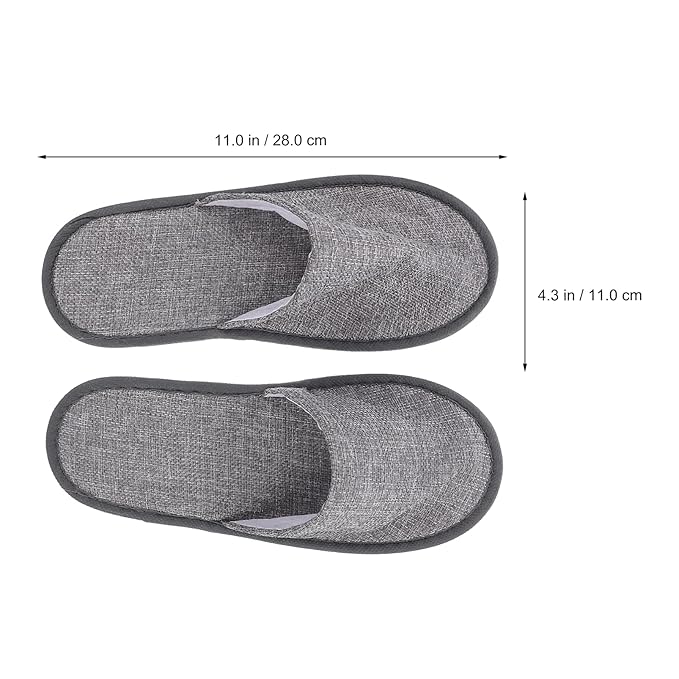 Artibetter Hotel Disposable Slippers 20pcs Travel Cotton Linen Household Pulled Cloth Wedding Slippers
