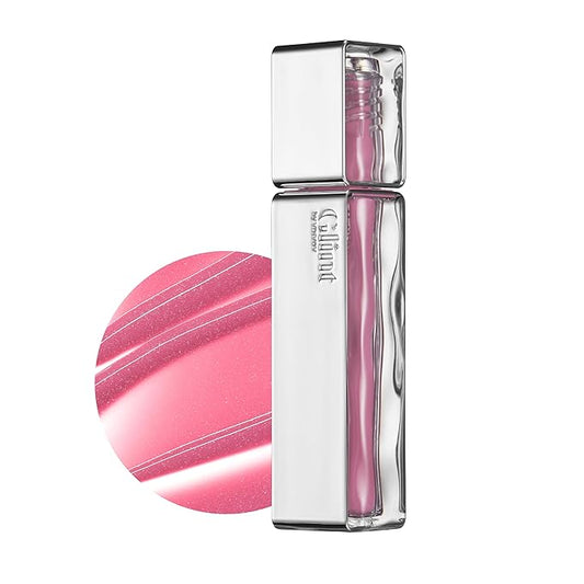 Glint Tint Glosser (Lisianthus, 0.09oz) - Hydartions, Moisturizing Plumping Lip Gloss with Radiant Shine, Long Lasting, Korean Skin Care.