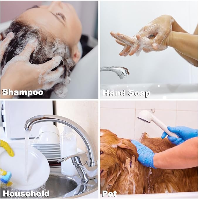 50 Pcs Foam Pump Bottle 1oz/30ml Travel Size Foam Pump Bottle Bulk Empty Lash Shampoo Bottles Small Foam Dispenser Bottle for Refillable Hand Sanitizer, Cleanser, Cosmetics