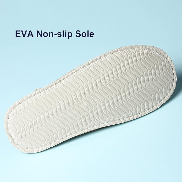 SPA Guest Slippers, 6/12 Pairs Reusable Washable Unisex Spa Slippers for Hotel Bedroom Wedding Party Travel
