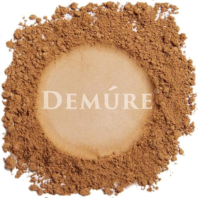 Demure Mineral Makeup, Finishing Powder (Dark), Loose Powder Make Up, Face Powder, Setting Powder Makeup, Professional Makeup.