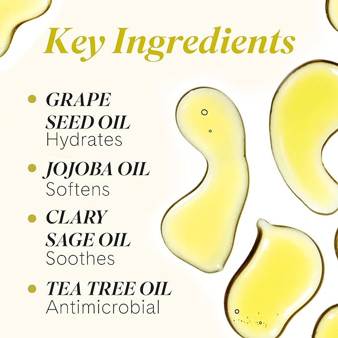 Fur Oil - Prevent Ingrown Hairs - Moisturize and Soften Dry Skin - 2.5fl oz with Ingrown Eliminator Mitt