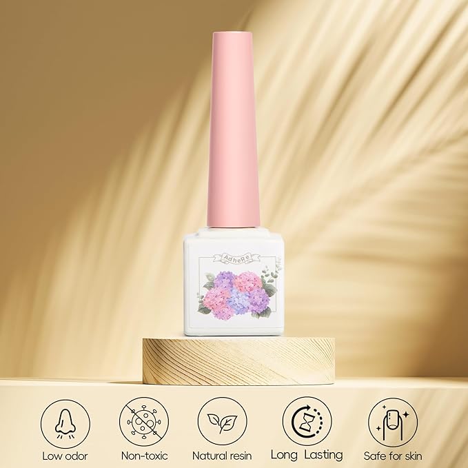 Adhere 7Pcs 12ML Cat Eye Soak Off UV LED Gel Nail Polish Set, Reflective Glitter Cat Eye, Sparkling Diamond Magnetic Champagne,Light purple,Romantic Pink Color with Magnet