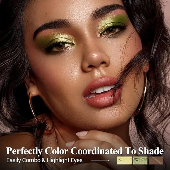 Cream Eye Shadow Eyeliner Makeup Sticks, Highlighter Brightener Pencil Classic-A016 + Multi-use-S5