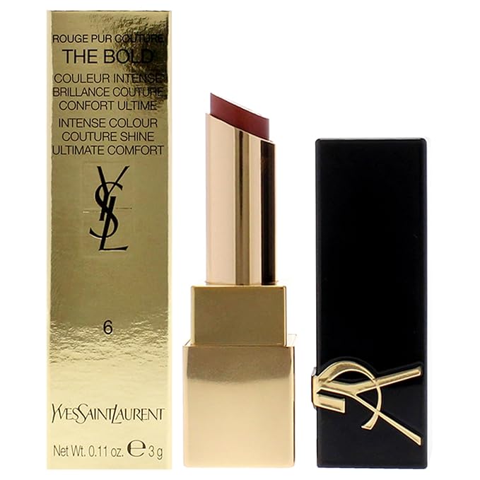 YVES SAINT LAURENT Rouge Pur Couture The Bold Lipstick - 6 Reignited Amber for Women - 0.11 oz Lipstick