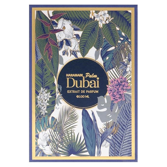 Al Haramain Amber Oud - Palm Dubai for Unisex - Arabian Perfume for Women and Men - Long Lasting Woody Fragrance - Arabic Cologne - Extrait De Parfum - 3.33 oz EDP Spray